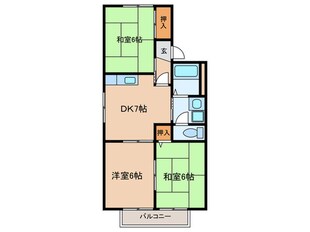 コーポ藤島の物件間取画像